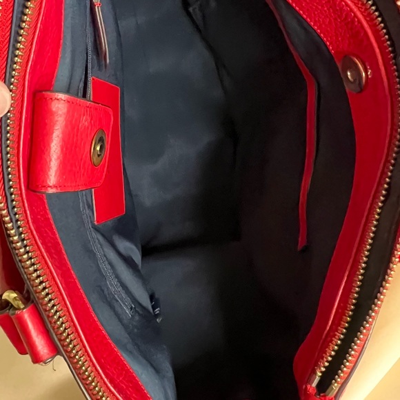 Cole Haan Red Leather Shoulder Bag size OS - Picture 10 of 15